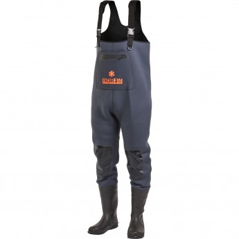Полукомбинезон забродный NORFIN SHADOW NEOPRENE BOOTFOOT M с сапогами Полукомбинезон забродный NORFIN SHADOW NEOPRENE BOOTFOOT M с сапогами